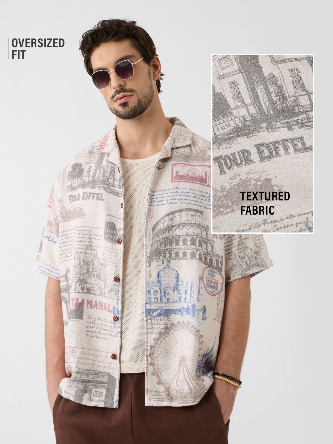 Textured Shirt: Monuments
