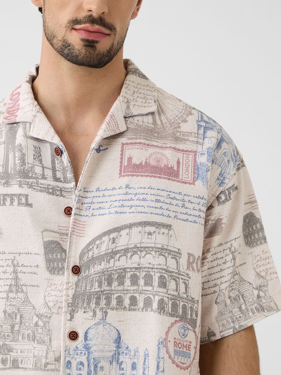 Textured Shirt: Monuments