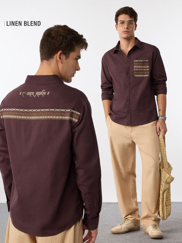 Cotton Linen: Aham Bramhasmi