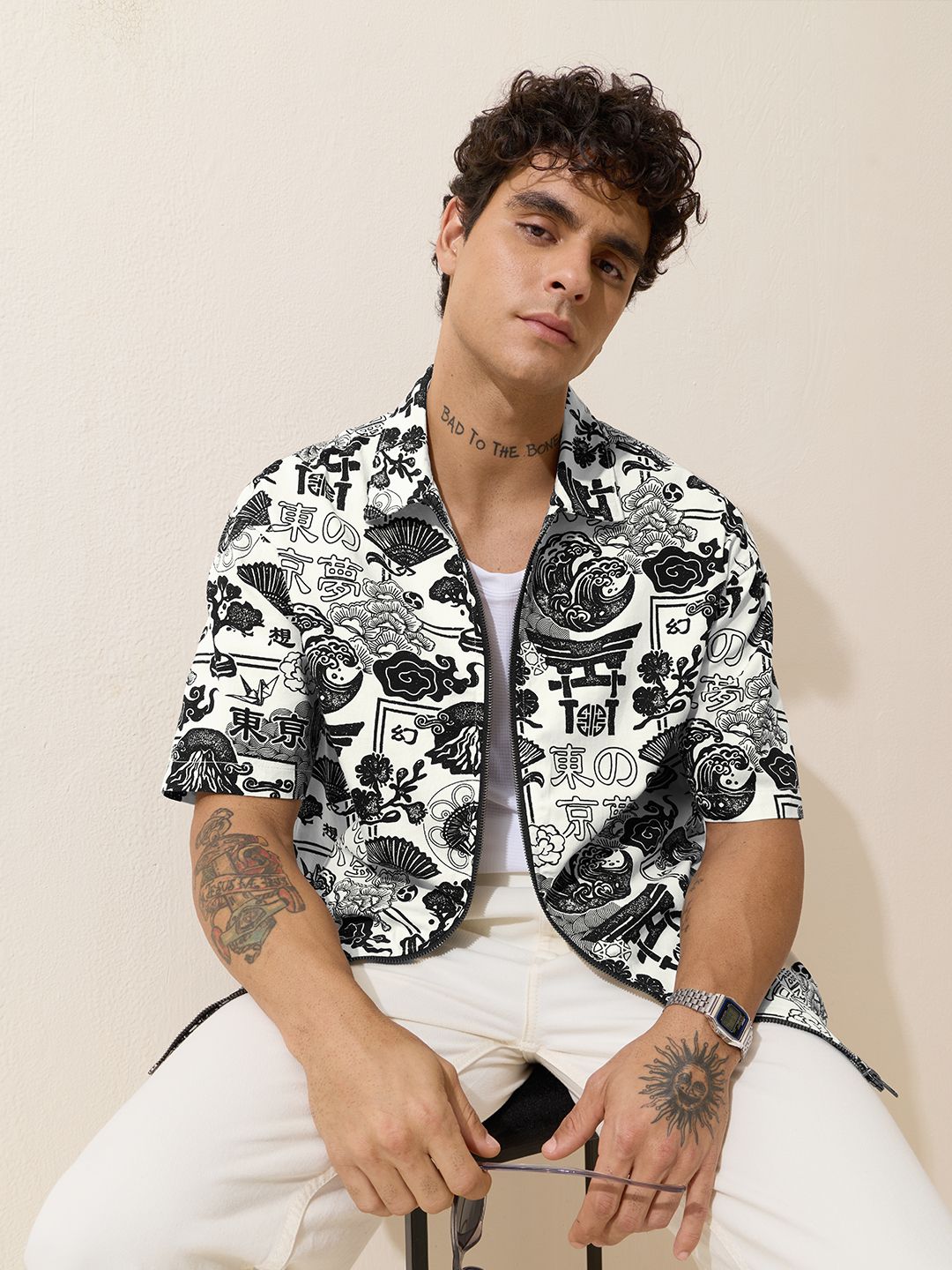 Zipper Shirt: Tokyo Dreams