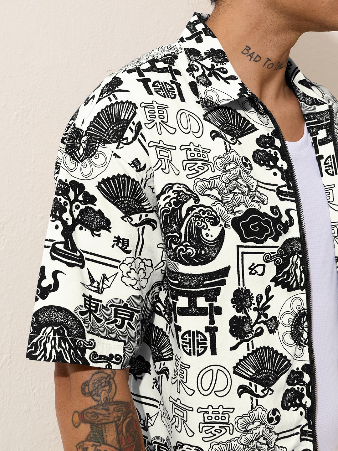 Zipper Shirt: Tokyo Dreams