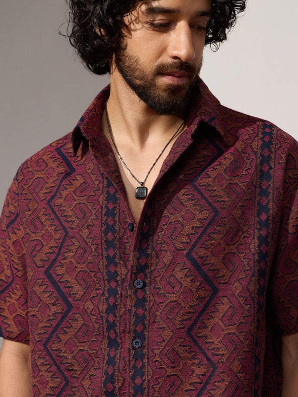 Jacquard Shirt: Heritage angle