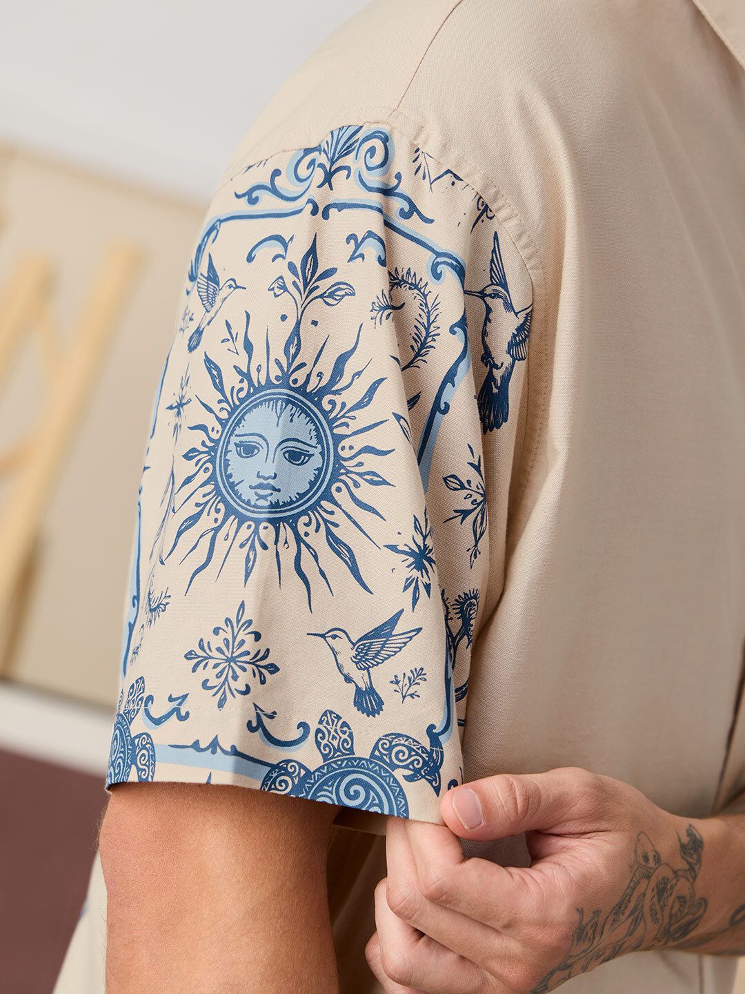 Oversized Shirt: Celestial Chaos