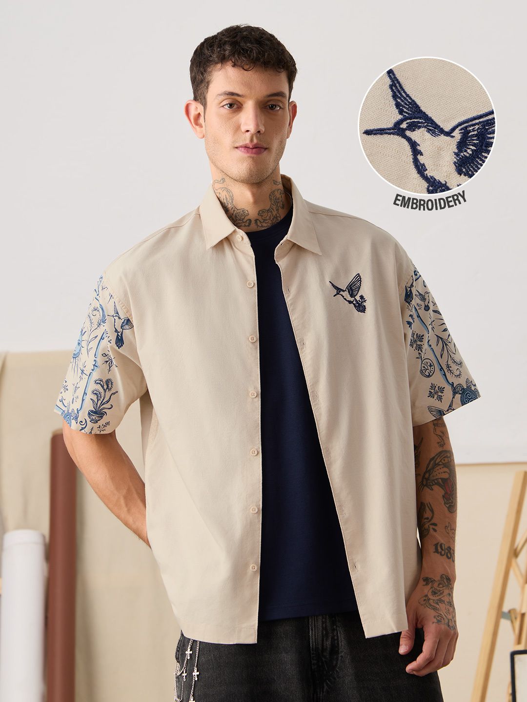 Oversized Shirt: Celestial Chaos