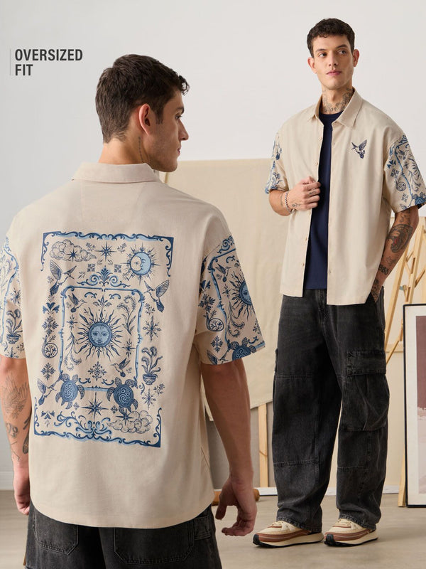 Oversized Shirt: Celestial Chaos